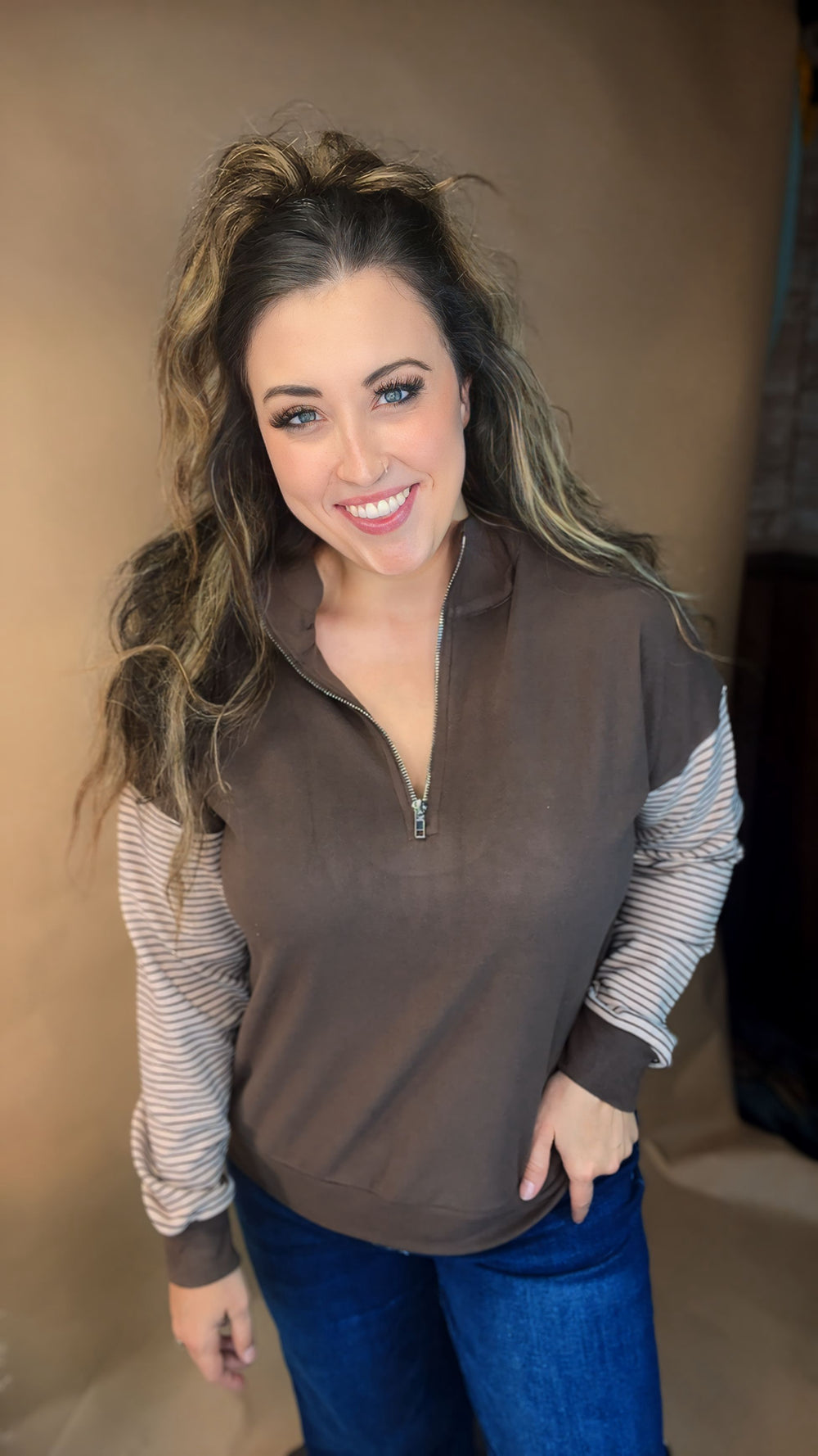 Espresso Lane Pullover Sweater