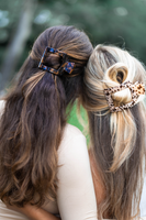 Square Flat Hair Clip | Med. | Tortoise
