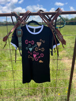 Neon Bit Ringer Graphic Tee
