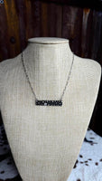 The Rhinestone Rancher Bar Necklace
