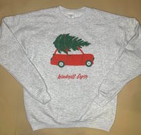 Vintage Christmas Car Sweatshirt
