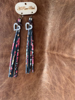 Wild Heart Tassel Earrings
