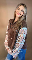 Boho Blossom Corduroy Jacket
