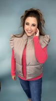 Taupe & True Vest Top
