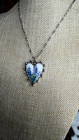 The Bluebonnet Heart Necklace
