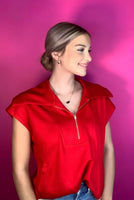 Crimson Crush Zip Up
