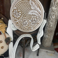 Sparkling Desert Moon Round Bag