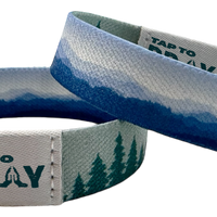 Tap To Pray Wristbands - Blue Mountains & Green Forests