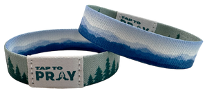 Tap To Pray Wristbands - Blue Mountains & Green Forests