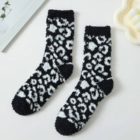 Leopard Patterned Winter Socks