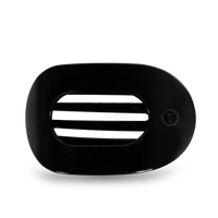 Round Flat Hair Clip | Large | Jet Black
