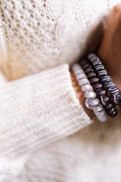 Spiral Hair Coils | Large | Silver Flames Hair Ties
