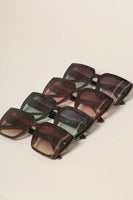 Tinted Lenses Square Sunglasses for Women: 12 ASSORTED COLOR / One Size
