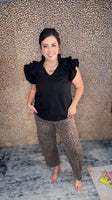 Roam Free Leopard Barrel Jeans
