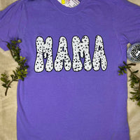 Mama Dalmatian Print Graphic Tee