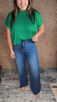 Blue Jean Day Wide Leg Denim
