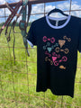 Neon Bit Ringer Graphic Tee