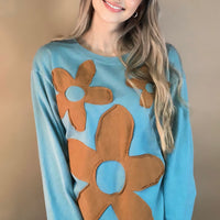 Sage Petal Pop Sweatshirt