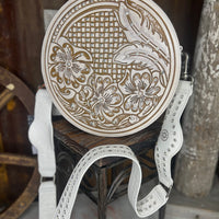 Sparkling Desert Moon Round Bag