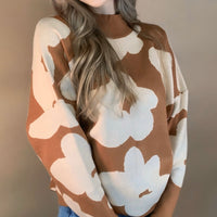 Toffee Bloom Sweater