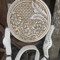 Sparkling Desert Moon Round Bag