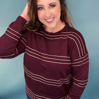 Plum Perfect Sweater Top