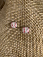 Baseball Stud Earrings
