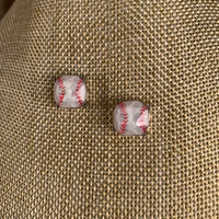 Baseball Stud Earrings