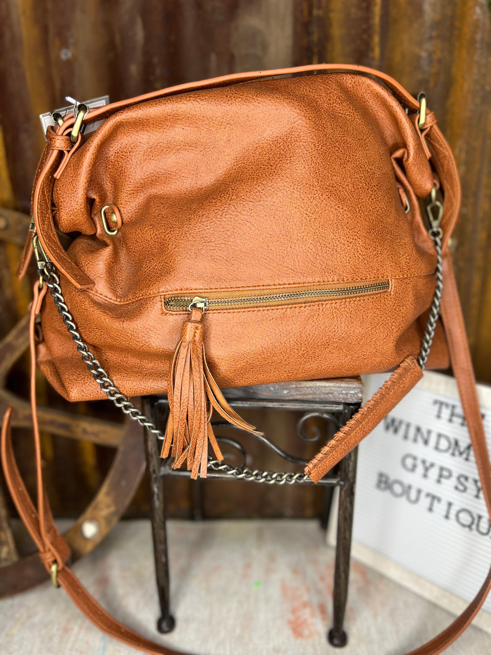 Jamila Tote- Brown