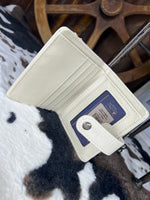 Leopard Kiss-Lock Wallet with Coin Pouch
