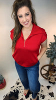 Crimson Crush Zip Up
