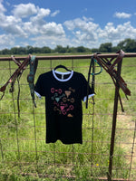 Neon Bit Ringer Graphic Tee
