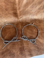 Dusty Trail Beaded Hoops
