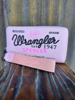 Spencer Script Wrangler Wallet – Pink
