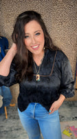 Midnight Mesa Blouse Top
