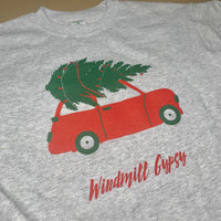 Vintage Christmas Car Sweatshirt