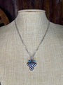 Checkered Steerhead Western Necklace