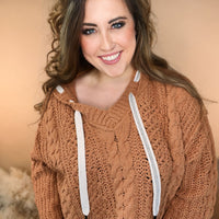 The Haven Hooded Sweater – Deep Camel