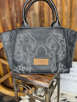 Midnight Boot Stitch Wrangler Tote
