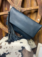 Austin Clutch Crossbody - Navy
