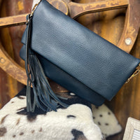 Austin Clutch Crossbody - Navy