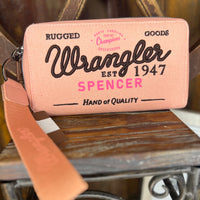 Spencer Script Wrangler Wallet – Pink