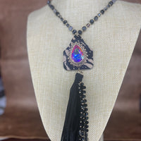 Royal Ranch Cow Tag Necklace