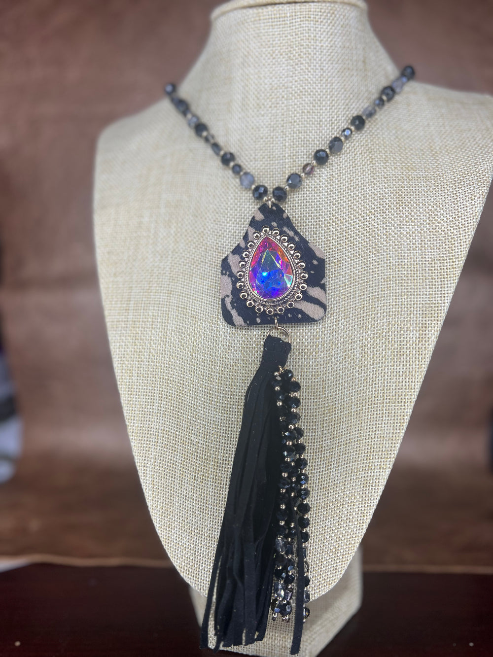 Royal Ranch Cow Tag Necklace