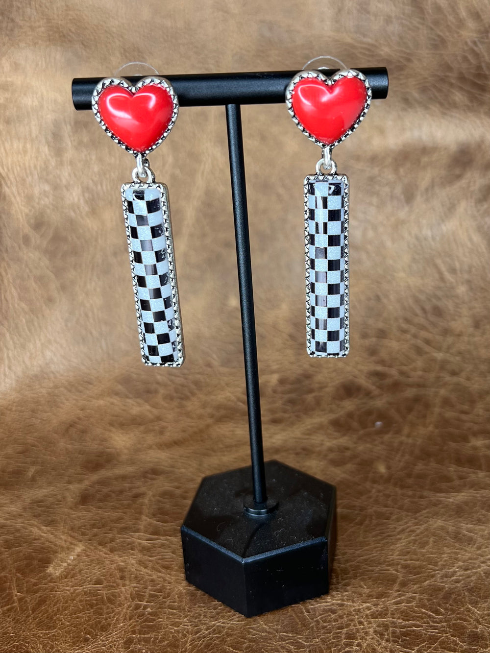 Retro Love Drop Earrings