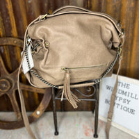 Jamila Tote- Mushroom