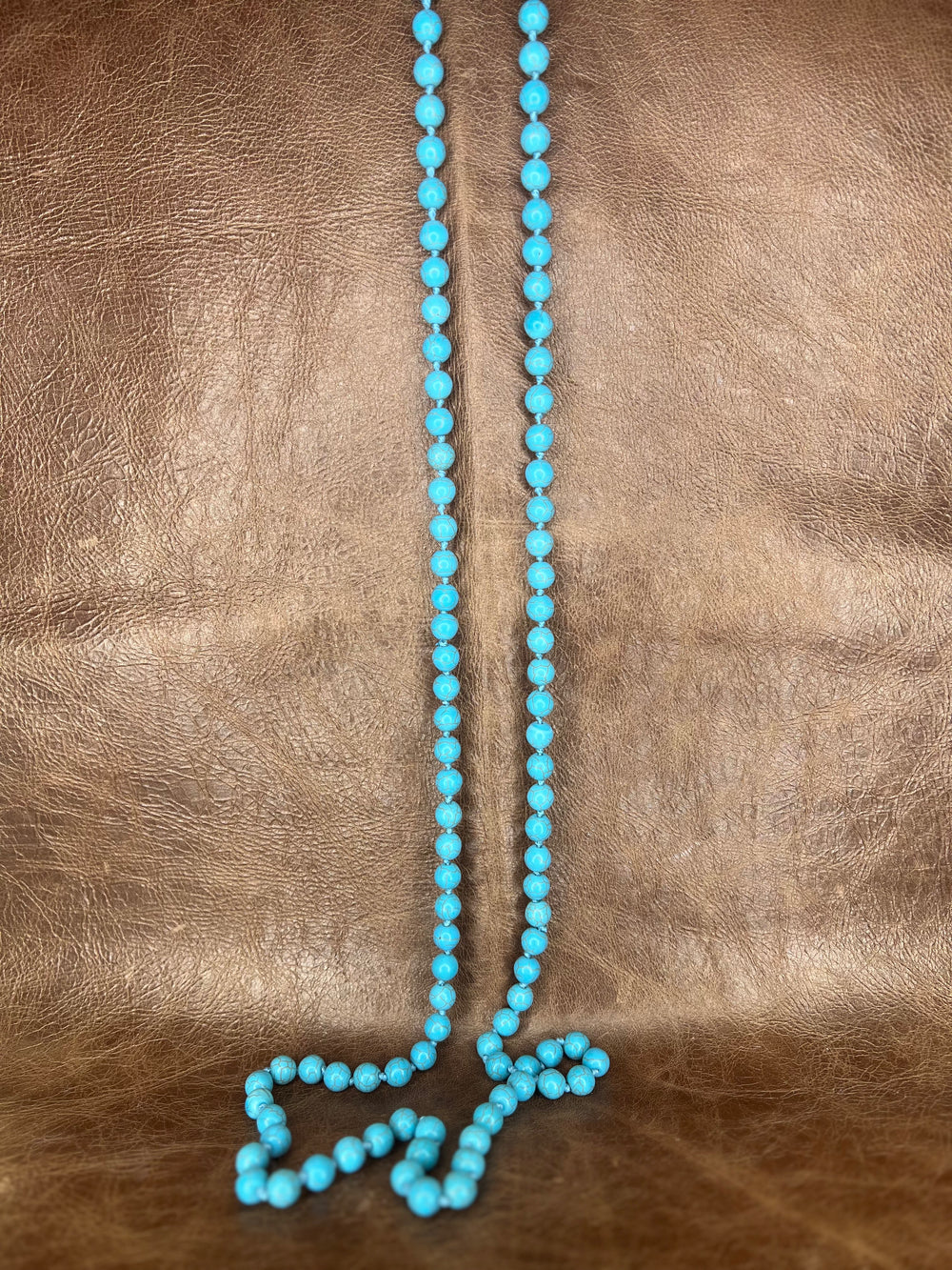 Turquoise Trails Beaded Necklace