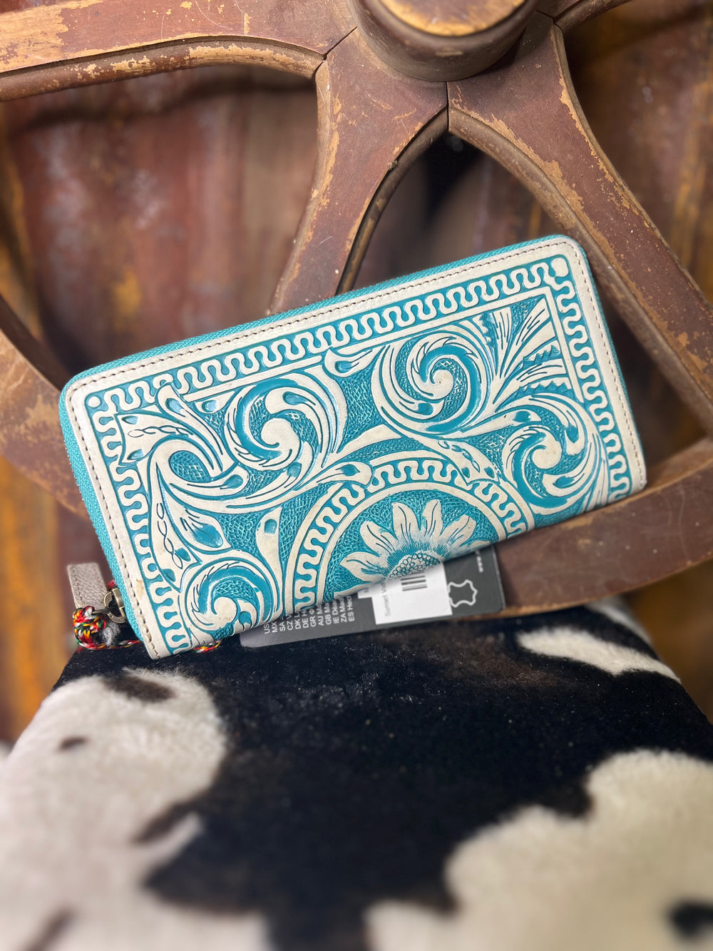 Sunset Valley Wallet In Frosted Turquoise