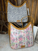 Desert Snow Leopard Leather Bag
