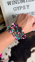 High Roller Turquoise Stack Bracelet
